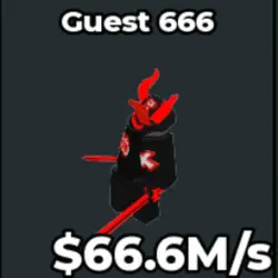 GUEST 666 INSTAN (Секретный персонаж) — Roblox, лот №231798