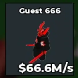 Guest 666 xln (Секретный персонаж) — Roblox, лот №231804