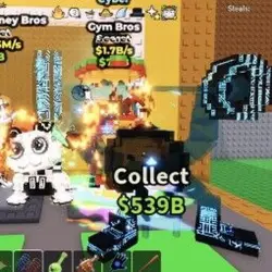 GYM BROS - 1.7B (CYBER) [9 Traits] Hyper Rare - No Taco (Се… — Roblox, лот №231809