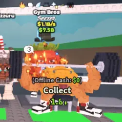 Gym Bros 1.1B s With 7 Traits (Секретный персонаж) — Roblox, лот №231813