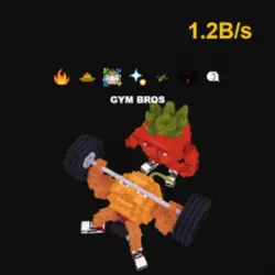 Gym Bros 1.2B s #Jua (Секретный персонаж) — Roblox, лот №231814