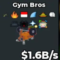 Gym Bros 1.6B s - 10 Traits Clean (Секретный персонаж) — Roblox, лот №231748
