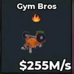 Gym Bros 255 M s - Quick (Секретный персонаж) — Roblox, лот №231754