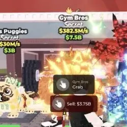 Gym bros 382.5m (Секретный персонаж) — Roblox, лот №231757