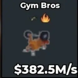 gym bros 382ms le (Секретный персонаж) — Roblox, лот №231758