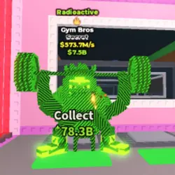 GYM BROS 573 M RADIOACTIVE (Секретный персонаж) — Roblox, лот №231767