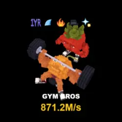 Gym Bros 871.2M s (Секретный персонаж) — Roblox, лот №231772