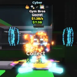 Gym Bros Cyber 1.2b (Секретный персонаж) — Roblox, лот №231817