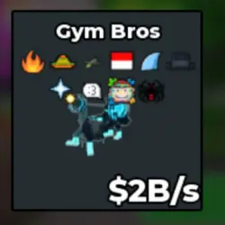 Gym Bros Cyber 2B S Clean Traits (Секретный персонаж) — Roblox, лот №231820