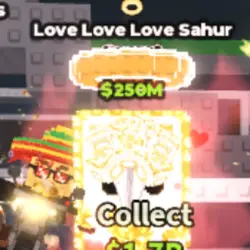Halo Love love sahur (Секретный персонаж) — Roblox, лот №231831