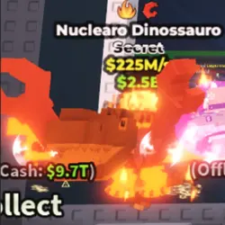 High M s [Lava] Nuclearo Dinossauro 225M *130 (Секретный пе… — Roblox, лот №231857