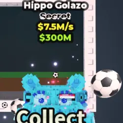 Hippo golazo with EGYPT trait Super rare (Секретный персона… — Roblox, лот №231890