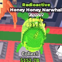 Honey Honey Narwhal 8m (Секретный персонаж) — Roblox, лот №231947