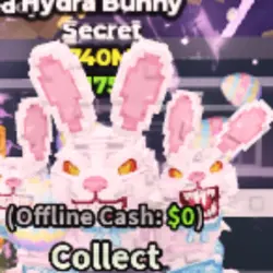 Hydra Bunny with bunny trait 740m s (Секретный персонаж) — Roblox, лот №232042