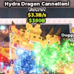 Hydra Dragon Cannelloni 3.3B s (Секретный персонаж) — Roblox, лот №232074