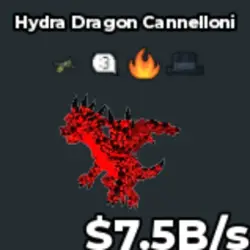 Hydra Dragon Cannelloni 7.5B s (Секретный персонаж) — Roblox, лот №232093