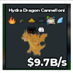 Hydra Dragon Cannelloni 9.7B S (Spider + 7 Traits) #X5VT7N … — Roblox, лот №232100
