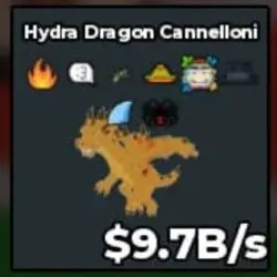 Hydra Dragon Cannelloni 9.7B s Clean Trait Ahyar (Секретный… — Roblox, лот №232101