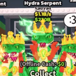 Hydra Serpent 1.1B S (Crab) #N9KP4V (Секретный персонаж) — Roblox, лот №232129