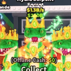 Hydra Serpent 1.3B S (Fire) #O3HL6R (Секретный персонаж) — Roblox, лот №232132