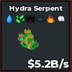 Hydra Serpent 5.2B (Секретный персонаж) — Roblox, лот №232146