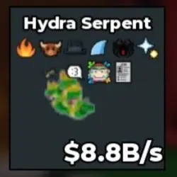 Hydra Serpent 8.8B S with Clean Trait xln (Секретный персон… — Roblox, лот №232148