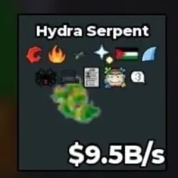 Hydra Serpent 9.5B s 10 Trait With Jordania Trait Rare reys… — Roblox, лот №232149