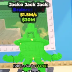 Jacko Jack Jack - Rainbow - 1.5M s (Brainrot God персонаж) — Roblox, лот №232182