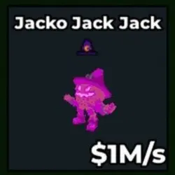 Jacko Jack Jack Candy Witch HAT 1Mill! 1 Exclusive Trait - … — Roblox, лот №232185