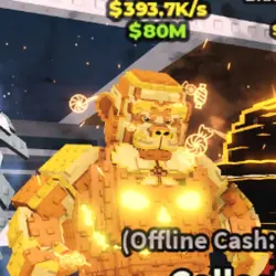 Jackorilla Gold 393.7 K s (Секретный персонаж) — Roblox, лот №232192