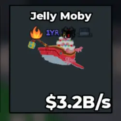 Jelly Moby 3.2B s (Секретный персонаж) — Roblox, лот №232219