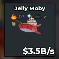 Jelly Moby 3.5B s (Секретный персонаж) — Roblox, лот №232221
