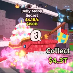 Jelly Moby 4.1B STEAL (Секретный персонаж) — Roblox, лот №232223