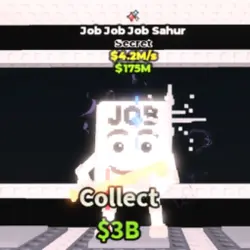 Job Job Job Sahur 4.2 M s Trait 4th July (Секретный персона… — Roblox, лот №232259
