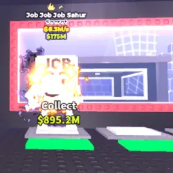 Job Job Job Sahur 6,3M s 2 trait (Секретный персонаж) — Roblox, лот №232262