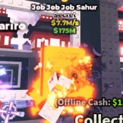 Job job job sahur lava 7.7 m s 1trait (Секретный персонаж) — Roblox, лот №232287