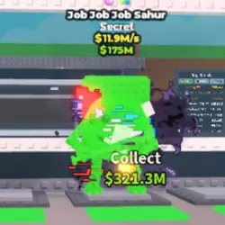 Job Job Job Sahur Rainbow 2trait 11.9M s (Секретный персона… — Roblox, лот №232294