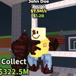 John Doe (Секретный персонаж) — Roblox, лот №232306