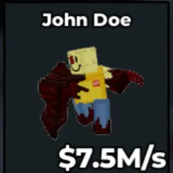 John Doe $7.5M s V234 (Секретный персонаж) — Roblox, лот №232308