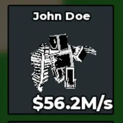 JOHN DOE 56.2 M s YIN YANG (Секретный персонаж) — Roblox, лот №232321
