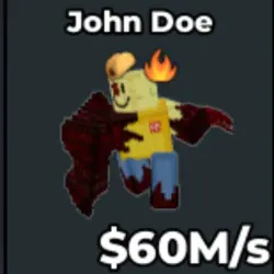 JOHN DOE 60 M s ! SECRET V208 (Секретный персонаж) — Roblox, лот №232324