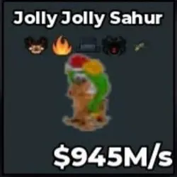 Jolly Jolly Sahur #m (Секретный персонаж) — Roblox, лот №232319