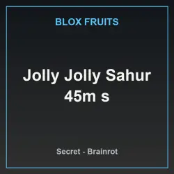 Jolly Jolly Sahur 45m s (Секретный персонаж) — Roblox, лот №232349