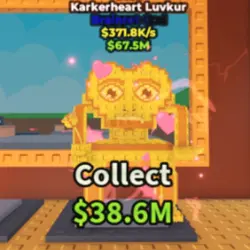 Karkerheart Luvkur - Gold - NEW (Brainrot God персонаж) — Roblox, лот №232391