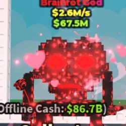 Karkerheart Luvkur [Cursed] 2.6 M s (Brainrot God персонаж) — Roblox, лот №232394