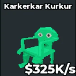 Karkerkar Kurkur 325K s (Секретный персонаж) — Roblox, лот №232427