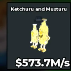 Ketchuru and Musturu $573.7M s (Секретный персонаж) — Roblox, лот №232472