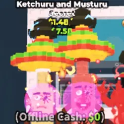 Ketchuru and Musturu 1.4 B s [9 Traits Clean No Taco Crab] … — Roblox, лот №232488