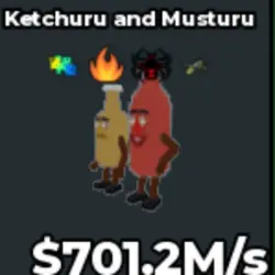 Ketchuru and Musturu 464 (Секретный персонаж) — Roblox, лот №232540