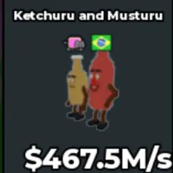 Ketchuru and Musturu 468 (Секретный персонаж) — Roblox, лот №232544